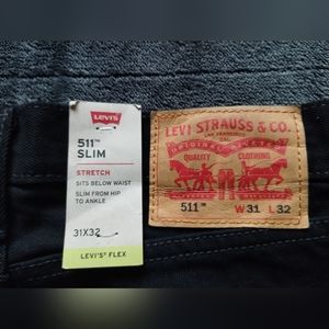 Levis pants for sale, brand new petrol black.